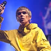 Ian Brown of The Stone Roses performs on day 2 of the Isle of Wight Festival at Seaclose Park on June 14, 2013 in Newport, Isle of Wight. (Photo by Rob Harrison/Getty Images)