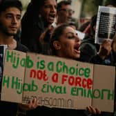 Demonstrations in support of protestors in Iran have been taking place around the world. Photo: Louisa GouLiamaki/AFP via Getty Images