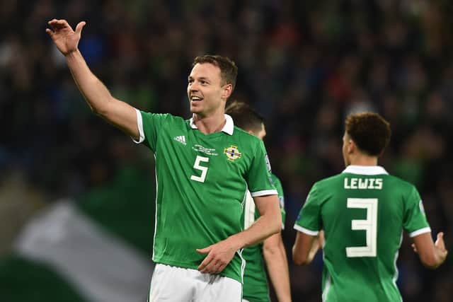 Evans is on 99 caps for Northern Ireland. Credit: Getty.