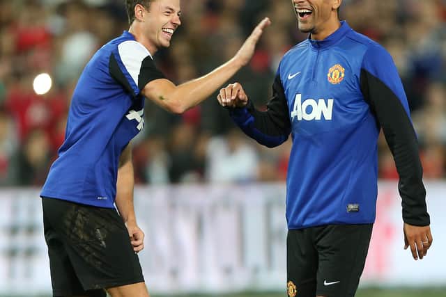 Ferdinand and Evans often played at the heart of defence for Manchester United. Credit: Getty.