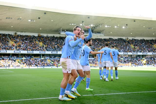 Grealish netted the opener at Molineux. Credit: Getty.
