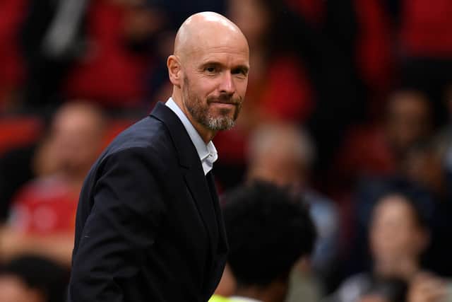 Ten Hag has responded well to a difficult start to life at Old Trafford. Credit: Getty.