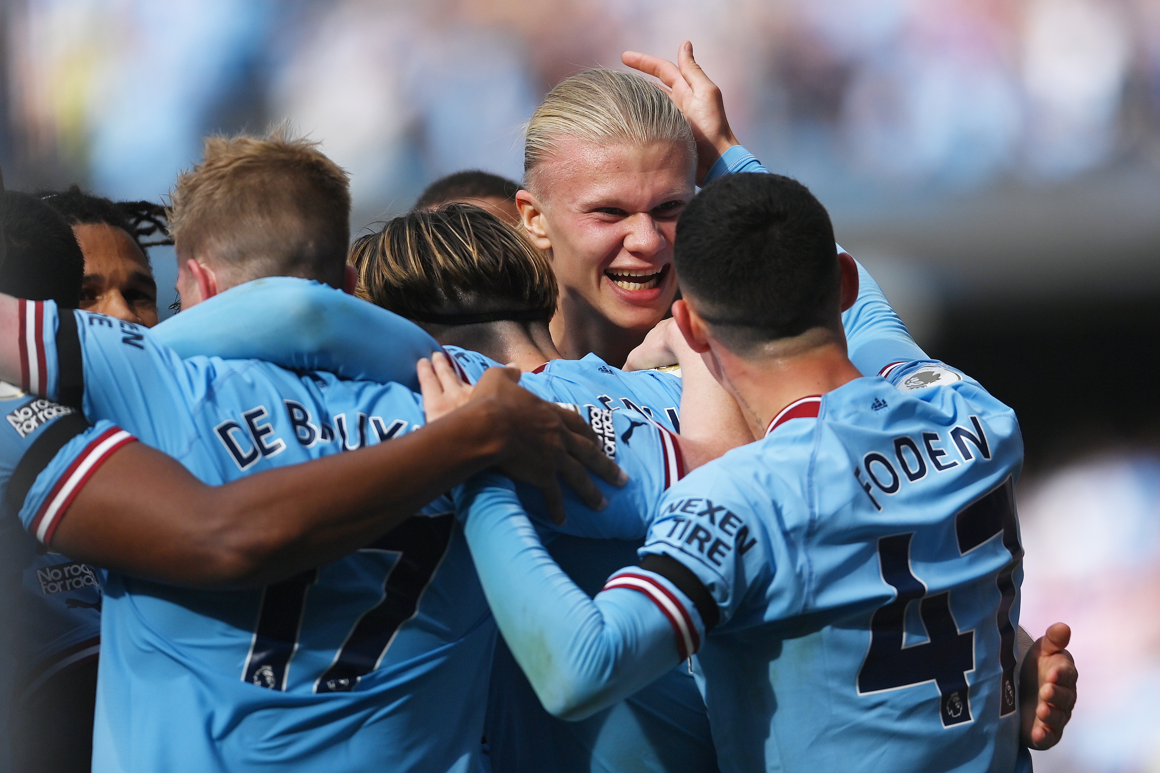 ‘Cheat code’ - Man City fans react to Erling Haaland’s sensational first half vs Man Utd