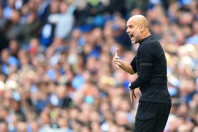 Pep Guardiola said there were a few sloppy aspects to Manchester City’s performance on Sunday. Credit: Getty.