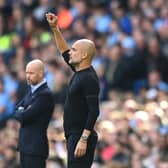 Erik ten Hag and Pep Guardiola. Credit: Getty.