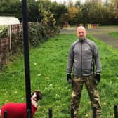 Reece Sanford working at Southwick Road Park back in October 2020