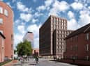 Plans for the former Gamecock pub site in Boundary Lane, Hulme. Credit: Curlew Opportunities / SimpsonHaugh