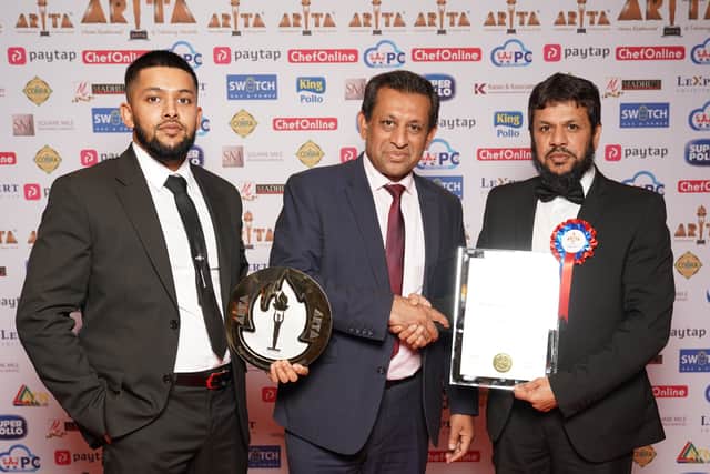 The Milnrow Balti in Rochdale won the North West restaurant of the year