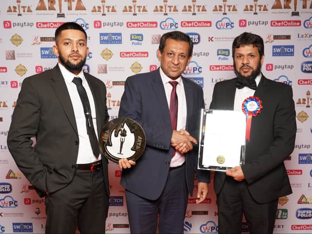 The Milnrow Balti in Rochdale won the North West restaurant of the year