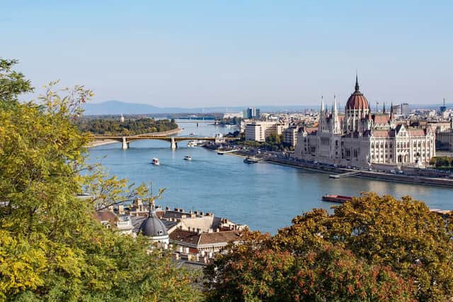 Budapest is split in two by the River Danube (Photo: Manchester Airport) 