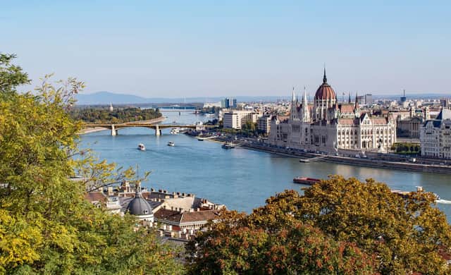 Budapest is split in two by the River Danube (Photo: Manchester Airport) 
