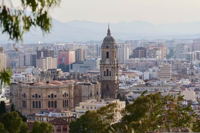Malaga in southern Spain (Photo: Manchester Airport) 