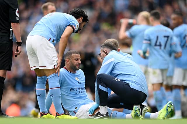 Walker picked up the issue in last weekend’s derby win. Credit: Getty.