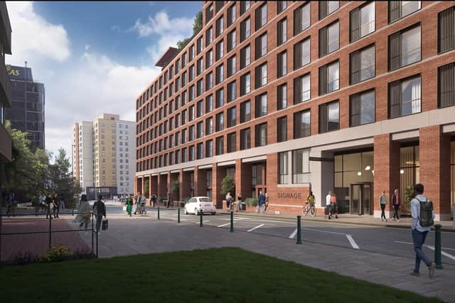 CGI of the Albert Street development. Image - Jeffrey Bell Architects
