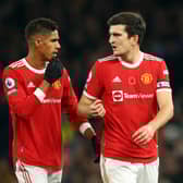 Varane and Maguire aren’t expected to play for United on Sunday. Credit: Getty.