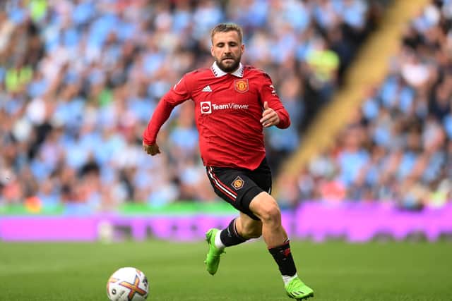 Luke Shaw could return to the team for Untied this weekend. Credit: Getty.