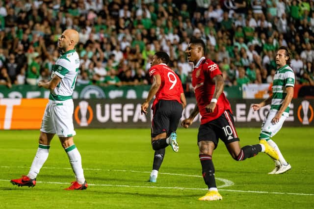 Martial and Rashford could come back into the team after scoring in the win over Omonia. Credit: Getty.