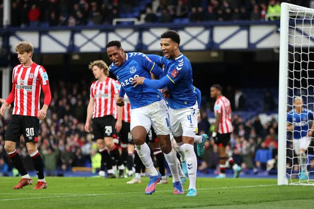 The United game may come too quick for Holgate and Mina. Credit: Getty.