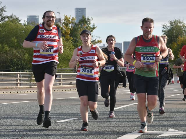 Runners in action. Photo: David Hurst