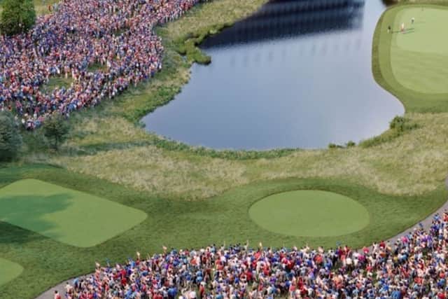 The plans for a Ryder Cup golf course were scrutinised at a public inquiry. Photo: Peel L&P