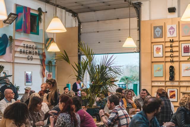 The taproom at Manchester brewery Track