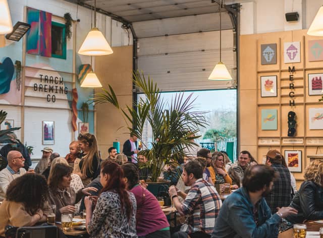 The taproom at Manchester brewery Track