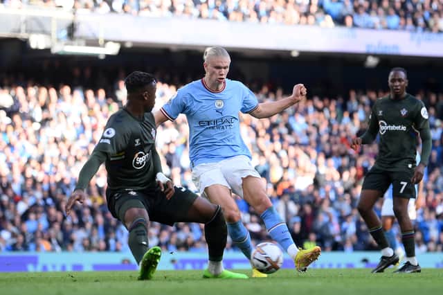 Haaland scored again at the weekend as City beat Southampton. Credit: Getty.