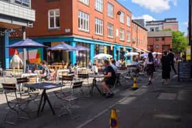 Alfresco dining in the Northern Quarter Credit: Marketing Manchester