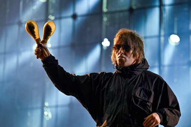 Liam Gallagher performs at the second day of TRNSMT the event returns after a two-year hiatus on September 11, 2021