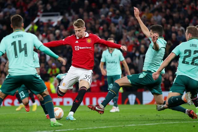 Scott McTominay scored the only goal of the game in injury-time. Credit: Getty.