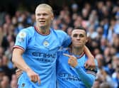 Erling Haaland and Phil Foden should be available to face Liverpool on Sunday. Credit: Getty.