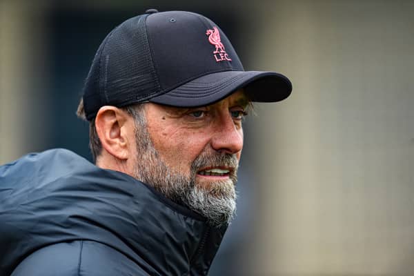 Klopp cut a frustrated figure