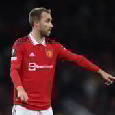 Christian Eriksen missed Manchester United's Premier League game with Newcastle United due to illness. Credit: Getty.
