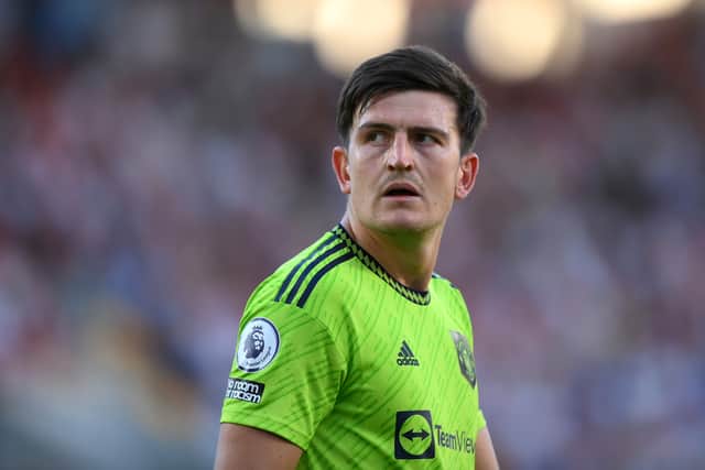 Maguire is expected back in training soon. Credit: Getty.