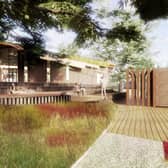 How the outdoor classroom at the Northern Roots Learning Centre could look. Photo: JDDK Architects