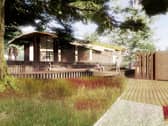 How the outdoor classroom at the Northern Roots Learning Centre could look. Photo: JDDK Architects
