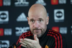 Manchester United boss Erik ten Hag confirmed Anthony Martial will miss Wednesday’s game. Credit: Getty.  