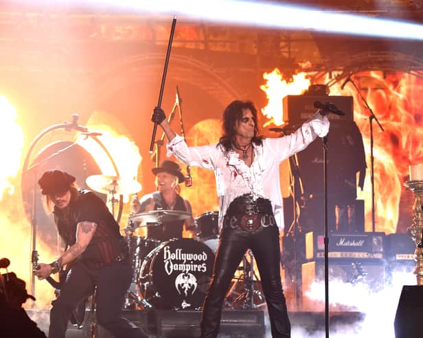 Johnny Depp’s Hollywood Vampires stops in Manchester for a concert at AO Arena.