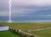 Dorset was battered by thunderstorms and a band of heavy rain overnight on the weekend. 