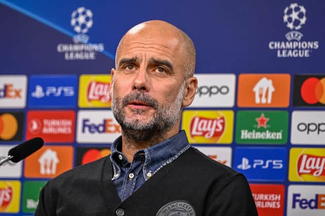 Guardiola referenced the importance of finishing first when speaking in Monday’s press conference. Credit: Getty.