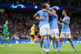 Manchester City need a point against Dortmund to finish first. Credit: Getty.