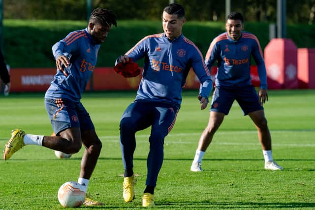 Ronaldo returned to training this week. Credit: Getty.