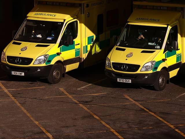 Ambulance staff in Greater Manchester are taking strike action. Photo: AFP via Getty Images