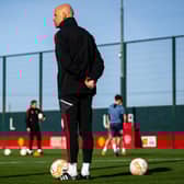 Man Utd boss Erik ten Hag.  