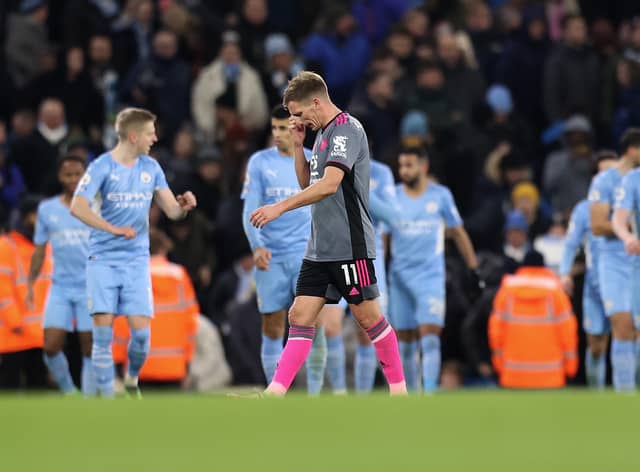 Manchester City did the double over Leicester City in the Premier League last season. Photo: Getty Images