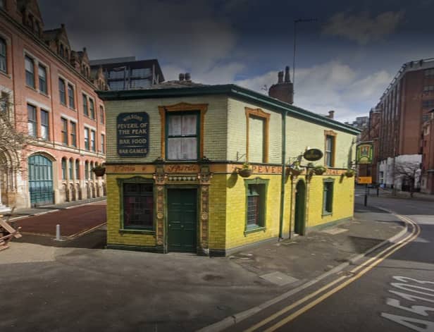 The Peveril of the Peak is one of the Stonegate pubs at risk, according to the GMB Union. 