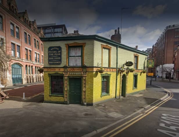 The Peveril of the Peak is one of the Stonegate pubs at risk, according to the GMB Union. 