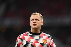 Manchester United midfielder Donny van de Beek 