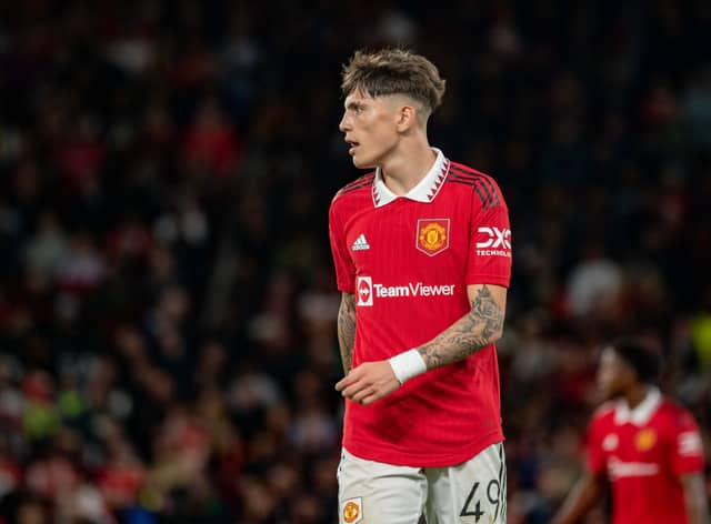 Alejandro Garnacho impressed on Thursday but still drew criticism from Erik ten Hag. Credit: Getty.