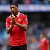 Ten Hag has said Martial has suffered a setback on the injury he sustained against Everton. Credit: Getty.